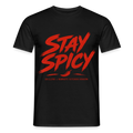T-shirt CHILLERA × Namaste Kitchen „Stay Spicy” - czarny