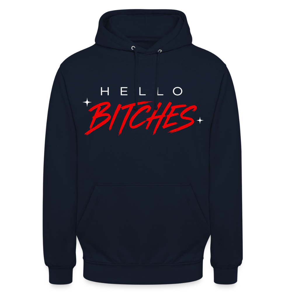 Bluza z kapturem hello - granatowy