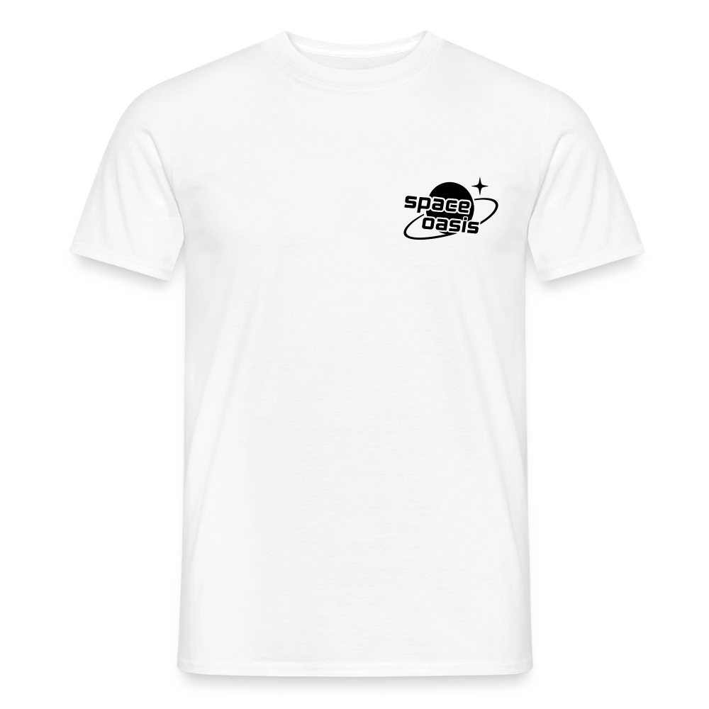 T-shirt CHILLERA „space oasis” - biały